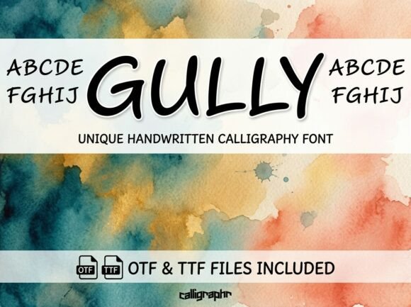 Discovering Gully: A Display Font for Bold Visual Statements