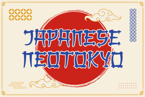 Japanese Neotokyo: A Bold Typeface for Cultural and Futuristic Design