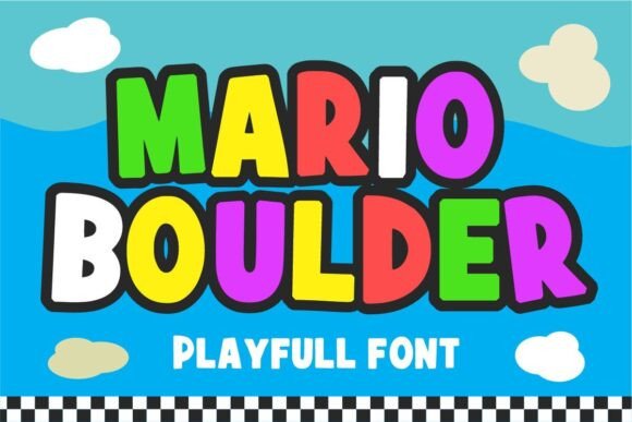 Mario Boulder: A Playful Font for Friendly Designs