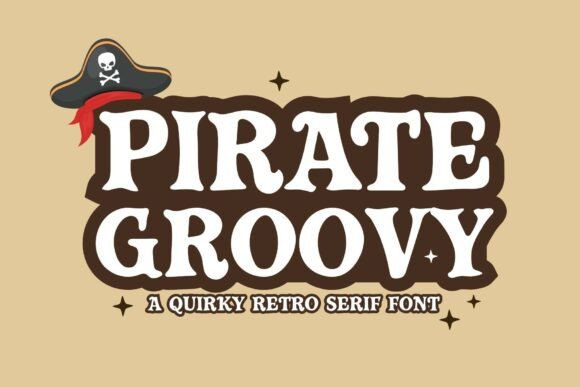 Set Sail with Style: The Pirate Groovy Display Font